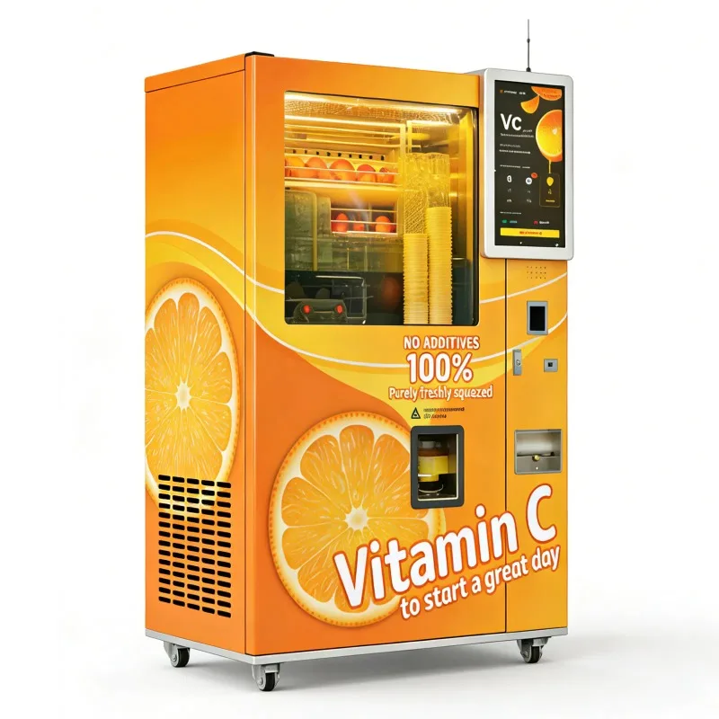 Automatic Vending Machine for Fresh Juice with Adjustable Temperature Control