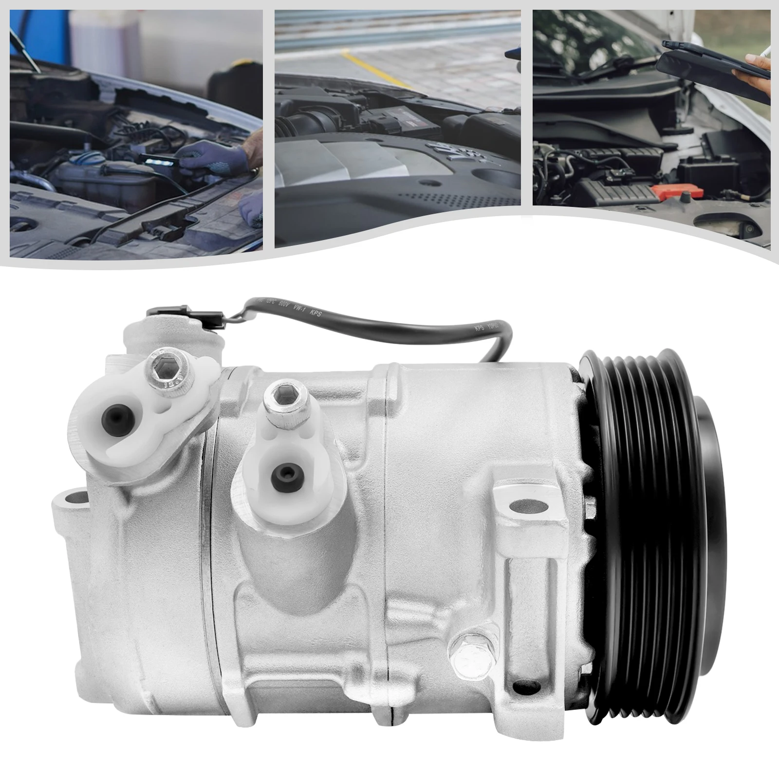 A/C AC Compressor For 2009-2012 Dodge Caliber & 2009-2016 Jeep Compass 2.0L 2.4L, Air Conditioning Compressor, AC Compressor