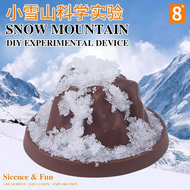 1pcs Magically Growing Volcanic Modle DIY Crystallized Volcanic Desktop Ornament Fits Kid School Toys Science Home Ornament