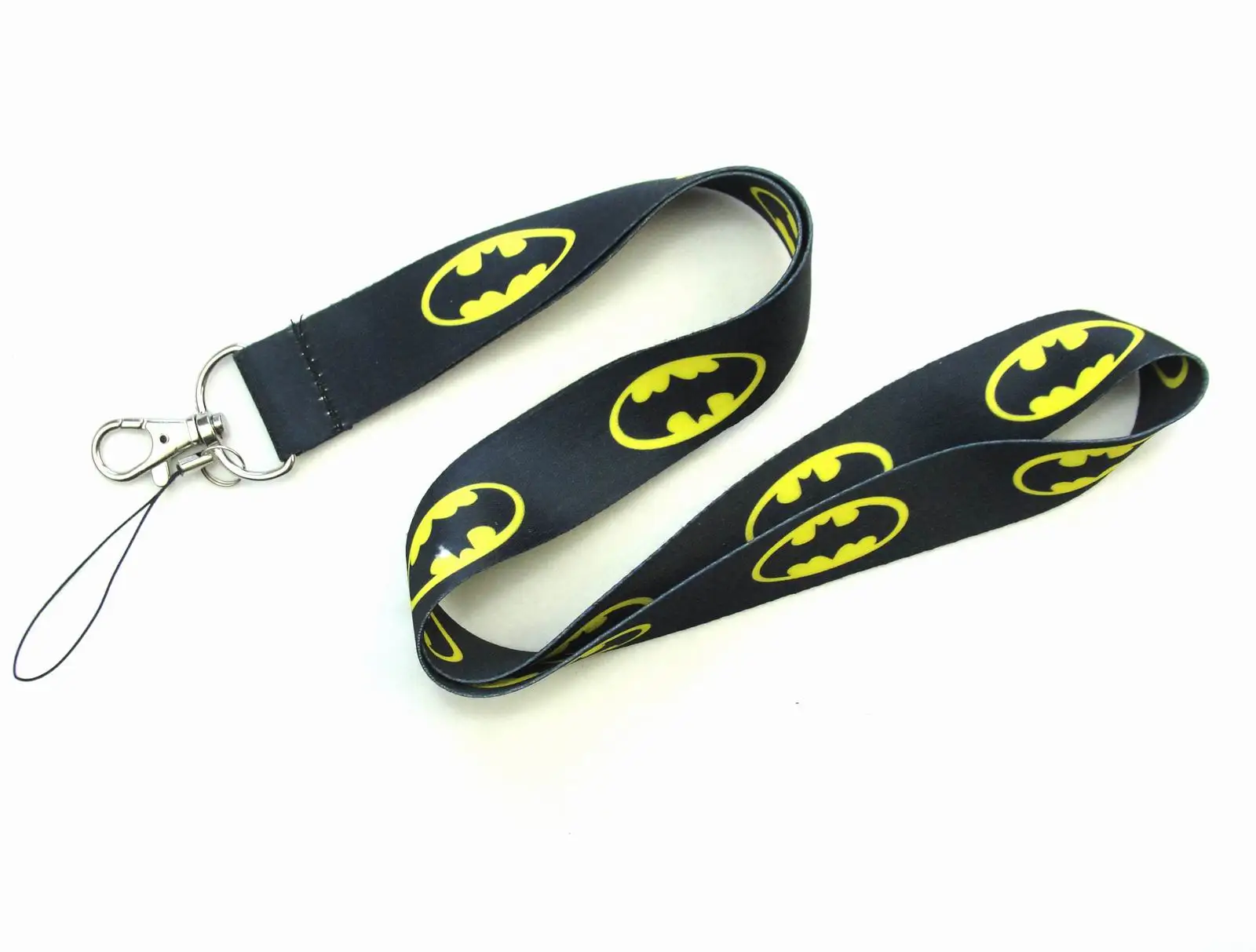 POP MARTDC DC Batman Superman Key Lanyard ID Badge Holders Animal Phone Neck Straps with Keyring Phone Accessories B1