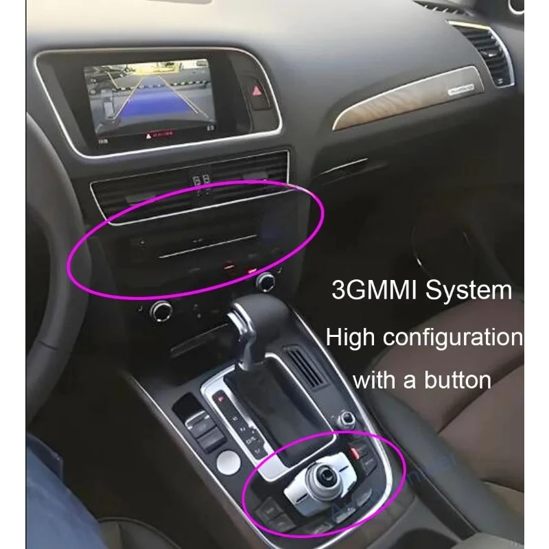 OEM HD Car Rear Camera Interface Adapter - For Audi Q5 2010-2018 7 Inch Original Factory Screen Plug & Play