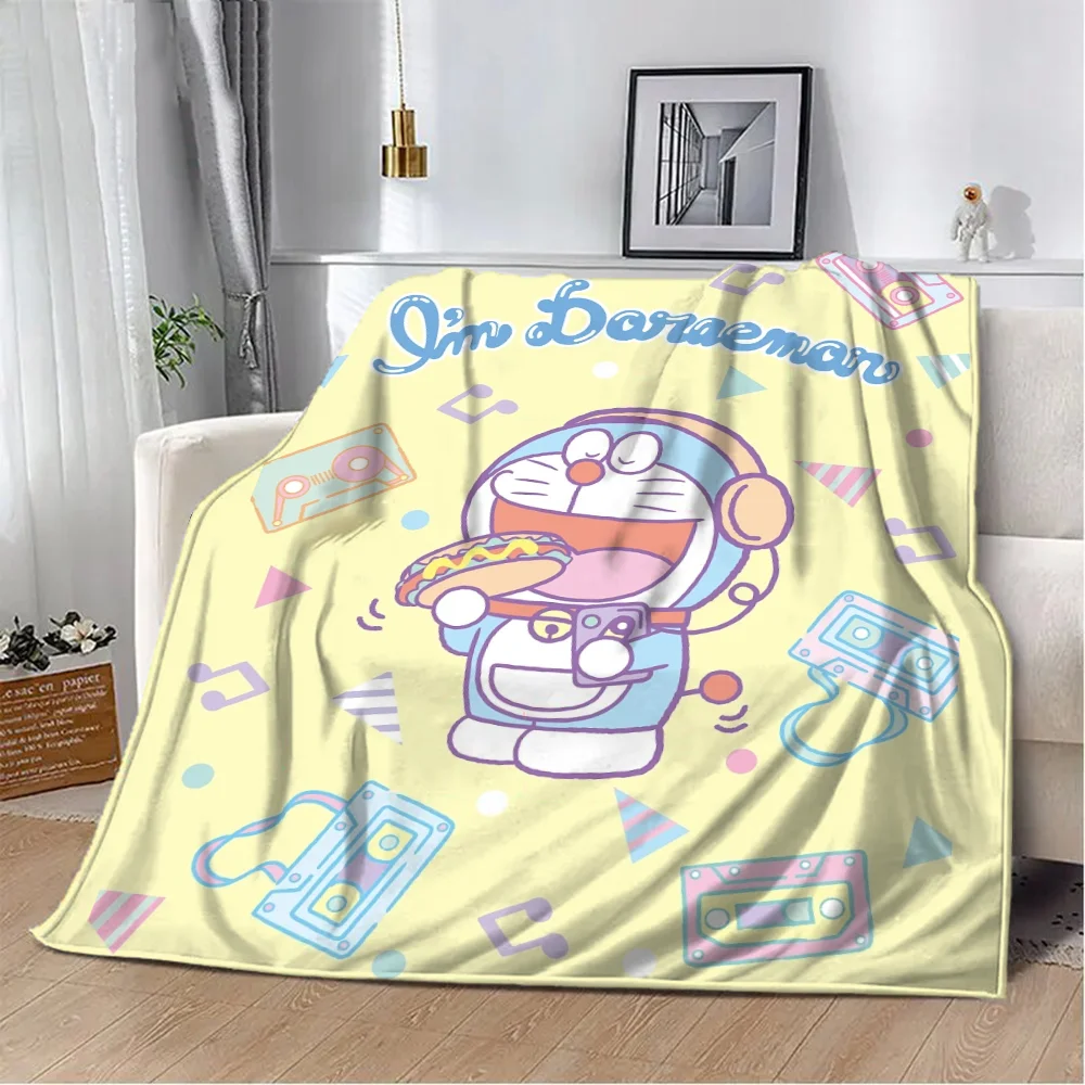 Luxury Throw Blanket Sofa D-Doraemon Thermal Blankets for Bed Throw Blankets and Throws Microfiber Bedding Thin Wadding Blanket