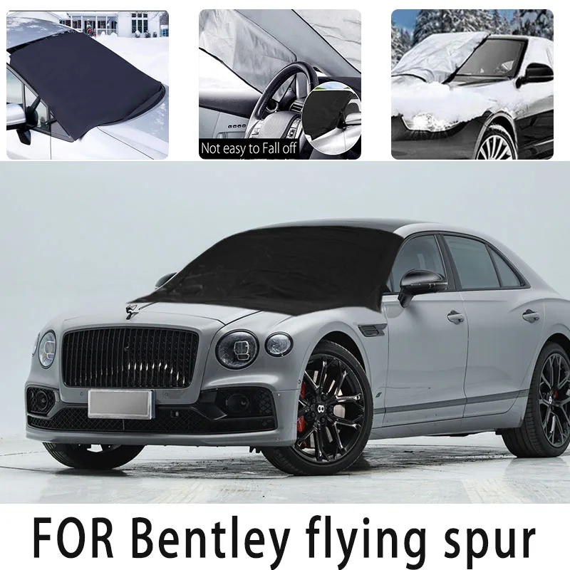 

Car snow cover front cover for Bentley flyingspur snowprotection heat insulation shading, wind Frost prevention car accessories