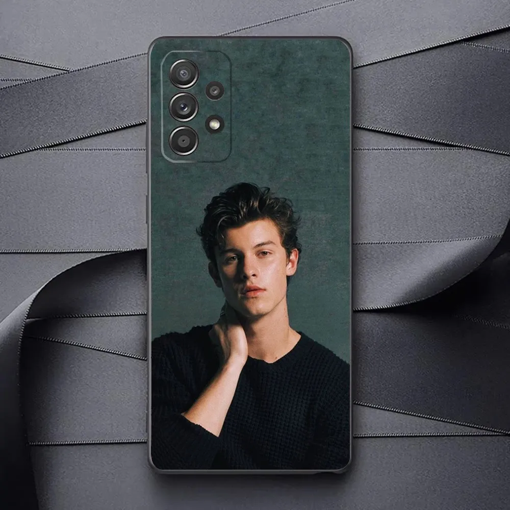 S-Shawn M-Mendes Illuminate Phone Case For Samsung Galaxy A13,A21s,A22,A31,A32,A52,A53,A71,A80,A91 Soft Black Phone Cover