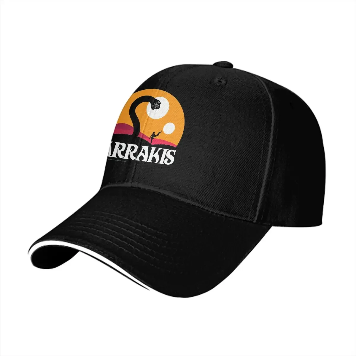 Arrakis Film Multicolor Hat Peaked Unisex Cap Orange Arrakis Casual Visor Protection Hats