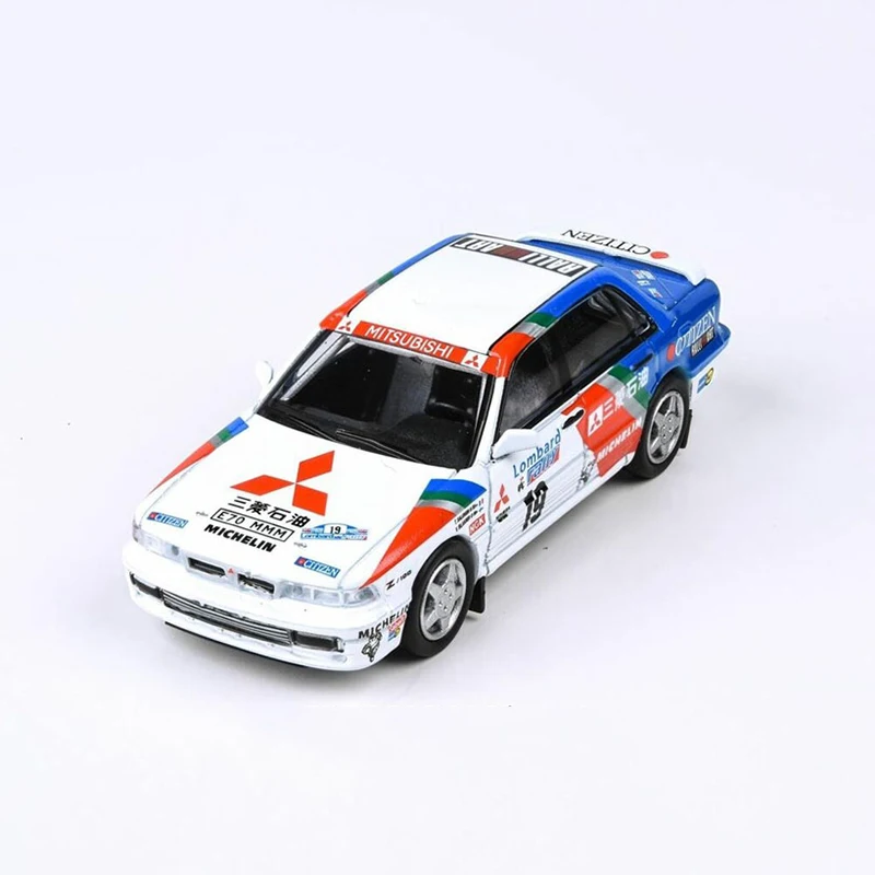 PARA 1:64 Galant VR4 voiture de rallye en alliage moulé sous pression et véhicules jouets modèle de voiture Miniature échelle modèle de voiture jouets pour enfants
