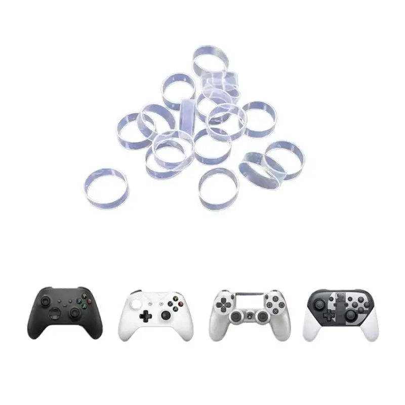10Pcs Durable Silicone Joystick Protector Caps Elastic Anti-Slip Rings for Steam Deck ROG Ally Game Consoles