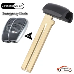 KEYECU Uncut Insert Emergency Key Blade dla Subaru Forester Legacy Impreza Outback BRZ Impreza XV Auto Smart Remote Control Key