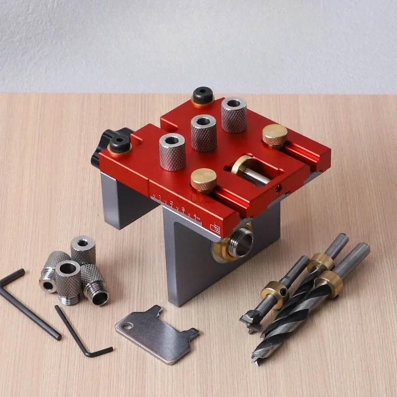 Multi Functional Three in One Punching Locator Set with Embedded Parts and Auxiliary Board Precision Furniture Punching Tool