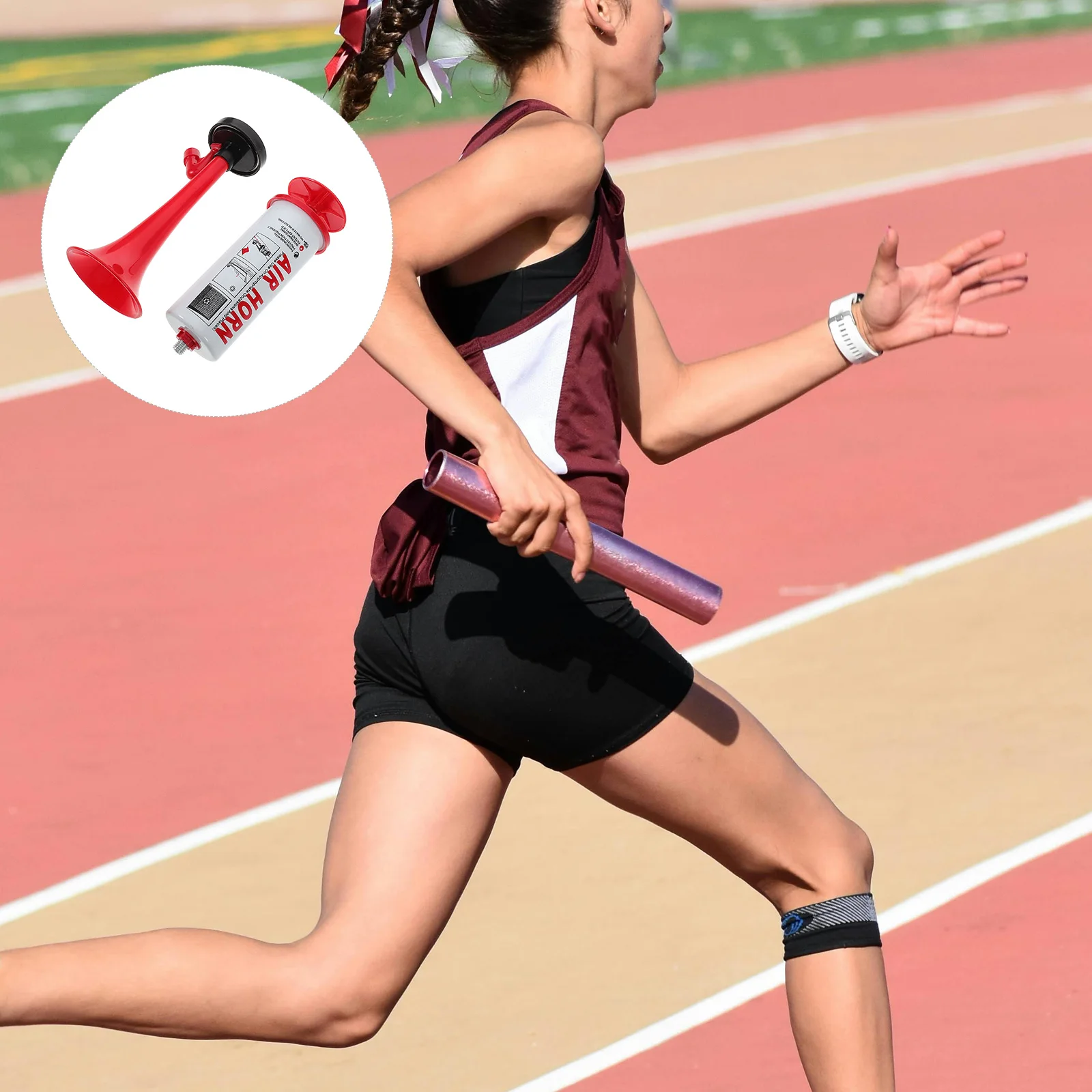 

2pcs Handheld Air Horn Reusable Loud Portable Sports Boating Party Soccer Car Signal Horn For Graduation Fire Alarm Boat