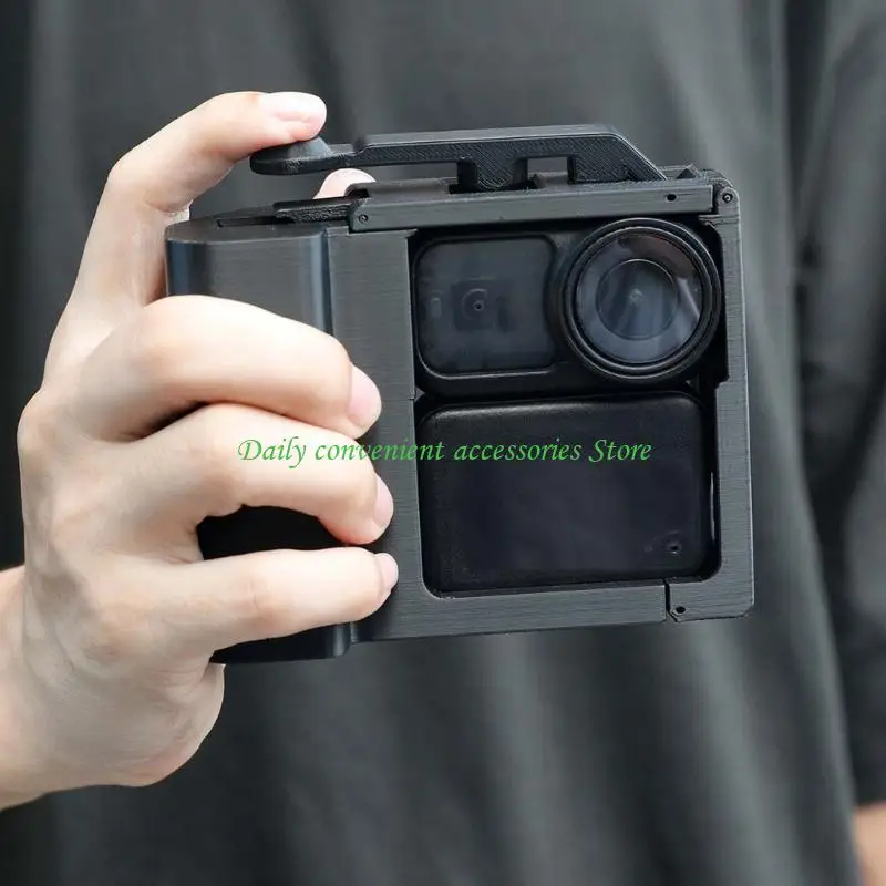 97QB 카메라 그립 홀더 스트리트 그립 브래킷 콤보 카메라 그립 스탠드 액션 카메라 액션 카메라 용 인쇄 액세서리