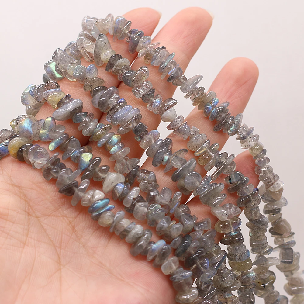 Hot Selling Natural Stone Irregular Flash Labradorite Loose Beads For DIY Jewelry Making Necklace Bracelet Earrings Accessory