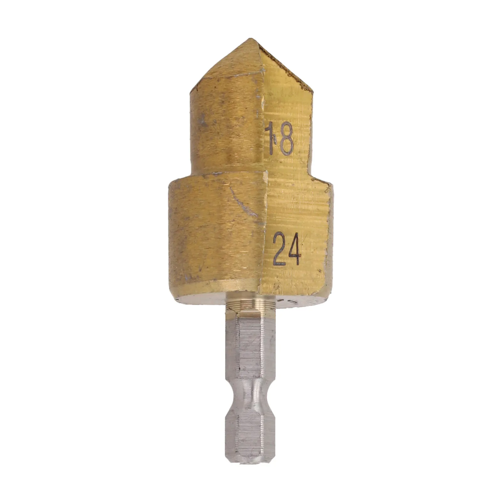 Set of 4 Hexagonal Shank Drill Bits 6 35mm for Water Pipe Expansion Punching Perfect for Plumbers and Electric Drills