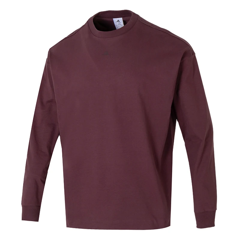 

Adidas (Adidas) Мужская и женская футболка с длинными рукавами, свободный баскетбольный спортивный топ с круглым вырезом Jd6131