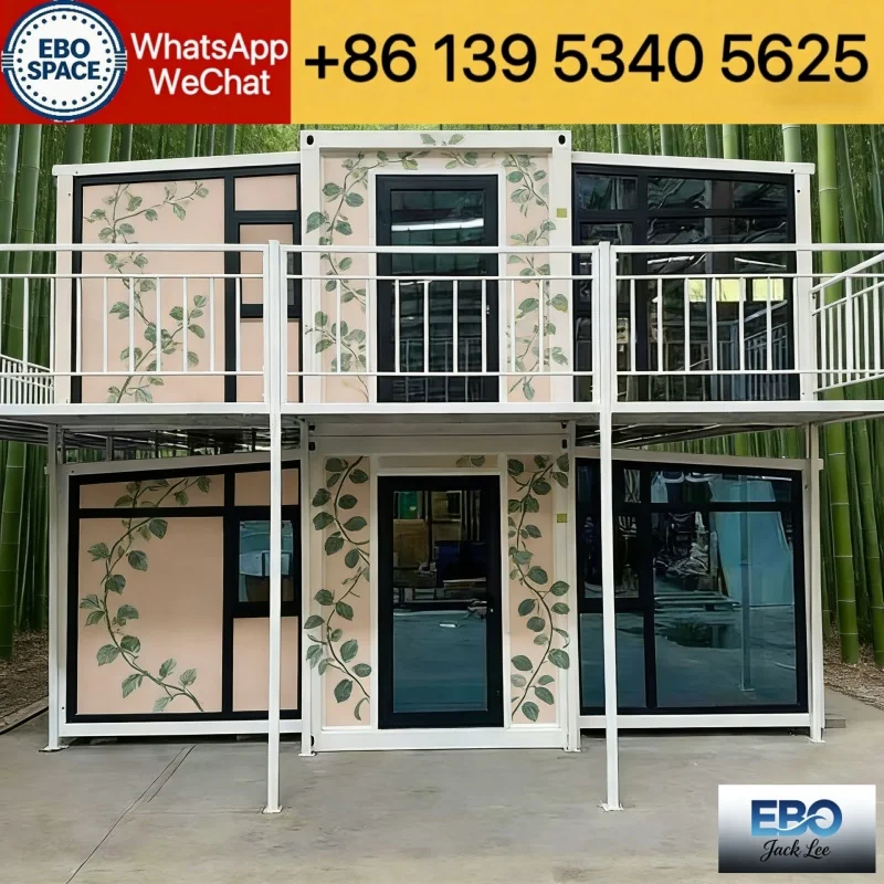 Expandable Container House 20ft 30ft 40ft China Made Modular Prefab Tiny Cabin CE Certified