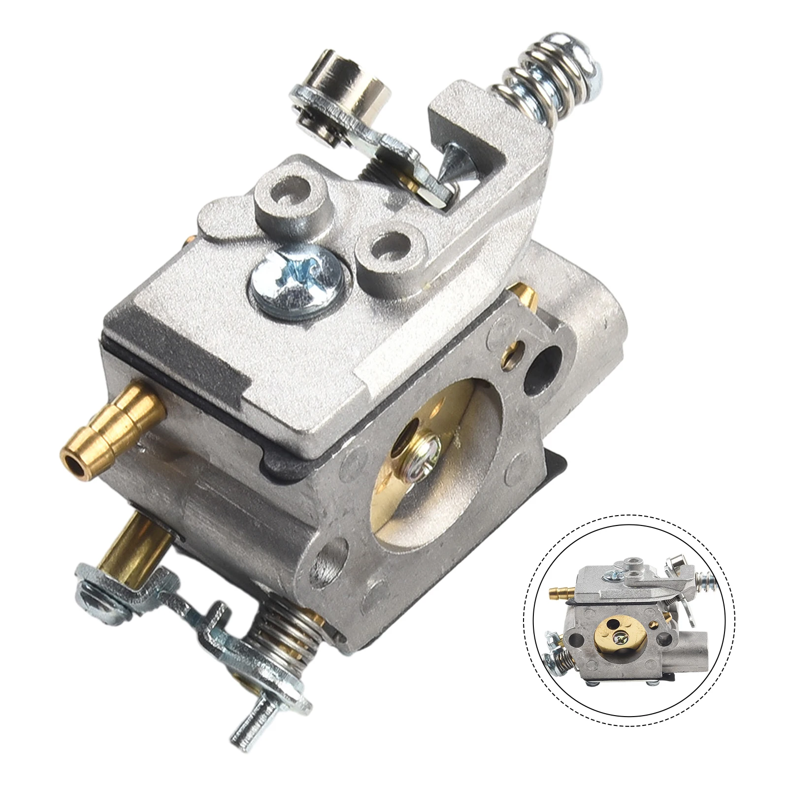 

Reliable Carburetor CARB for 525BX Handheld Blower Part Number 585603801 501716903 Sturdy Metal Material Comes with 2 Gaskets