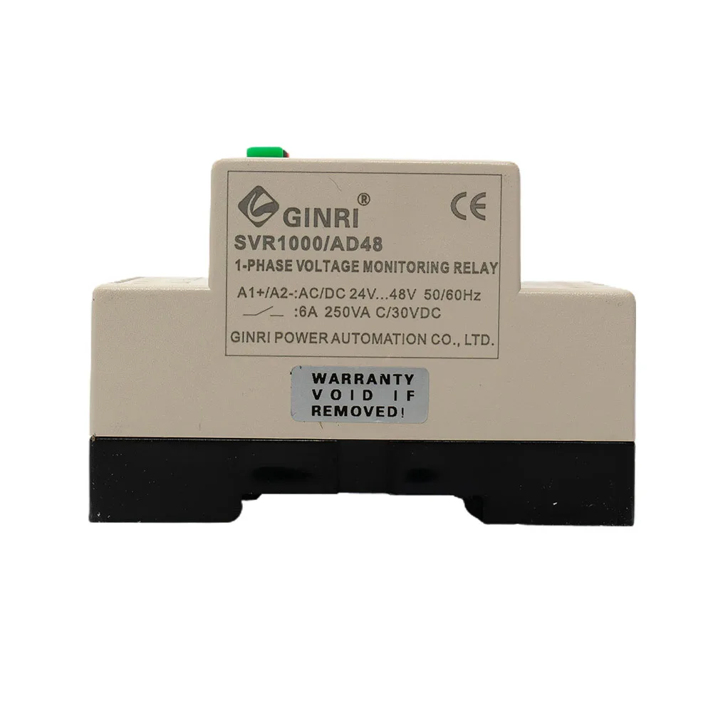 Industrial Motor Protection Relay SVR1000 for AC/DC Systems Featuring Real Time Monitoring and Fault Recording