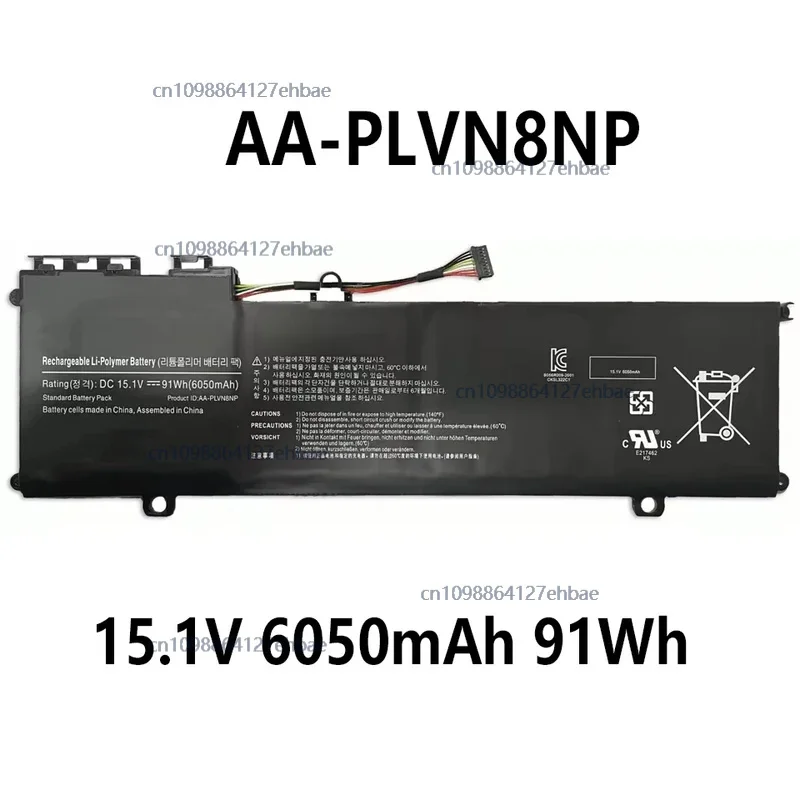

AA-PLVN8NP 15.1V 6050mAh 91Wh laptop battery for Samsung ATIV Book 8 780Z5E NP870Z5G NP880Z5EFast ship