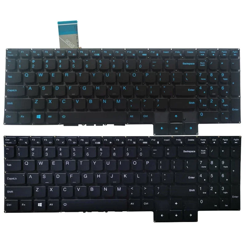 

Клавиатура с синей/белой подсветкой для ноутбука, новая для Lenovo Ideapad Gaming 3-15ACH6 3-15ARH05 3-15IHU6