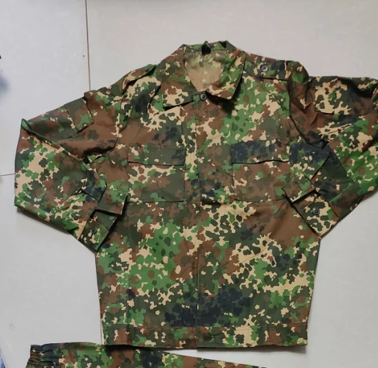 Russian Flecktran Camouflage Uniform Include Jacket Pants Green Summer