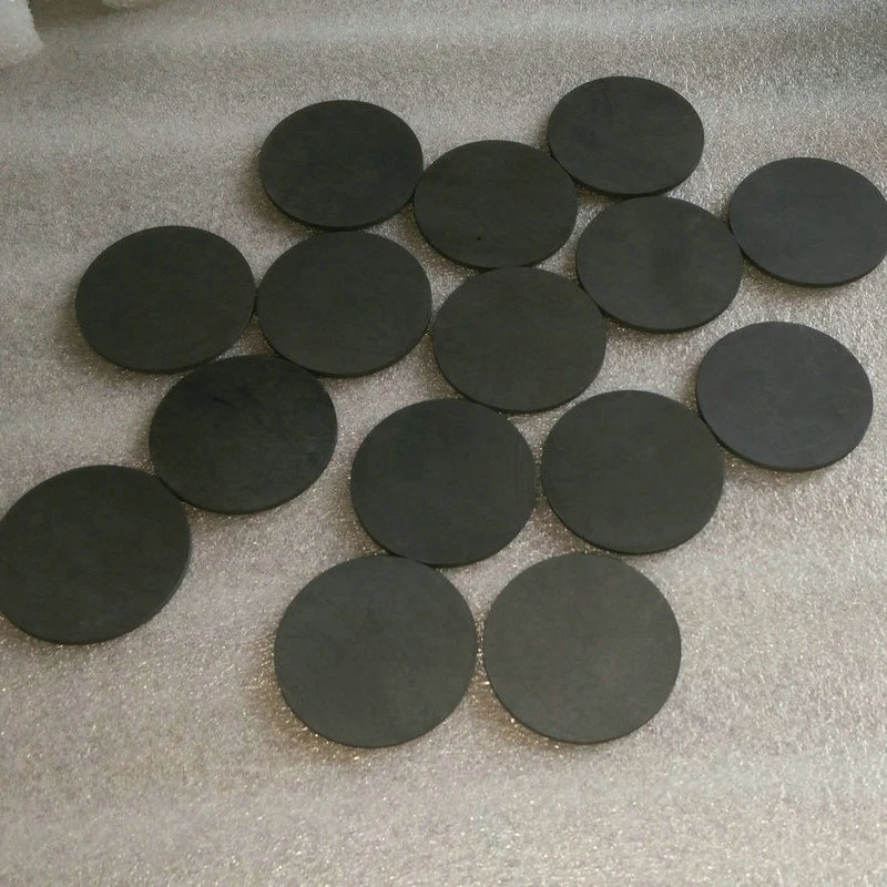 Black PP Round Rigid Plastic Sheet Perforated Plastic Board Round Disc Cover PVC Insulating Ring Gasket Disc Backing Plate