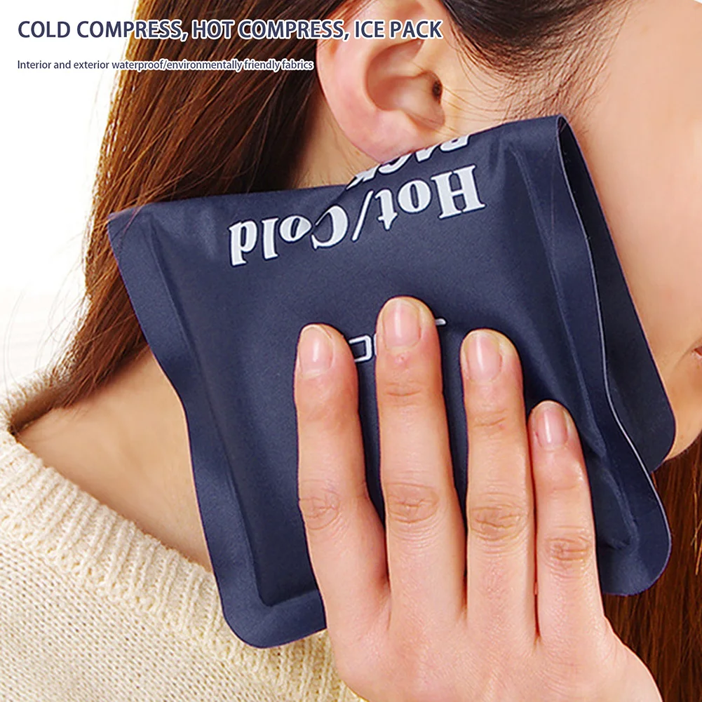 Portable Ice Pack Comfort Relief Pain Compress Cooling Ice Pack For Ankle Injury Foot Injury Knee Back Face Shoulder Hip Leg Arm