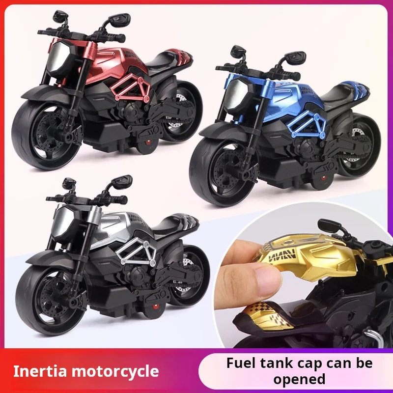 Kinderspielzeugautos, Trägheits- und coole Motorräder, Spielzeugmodell, Lokomotiven, Ornamente, Simulation, Spielzeugautos für Jungen, Geschenke.