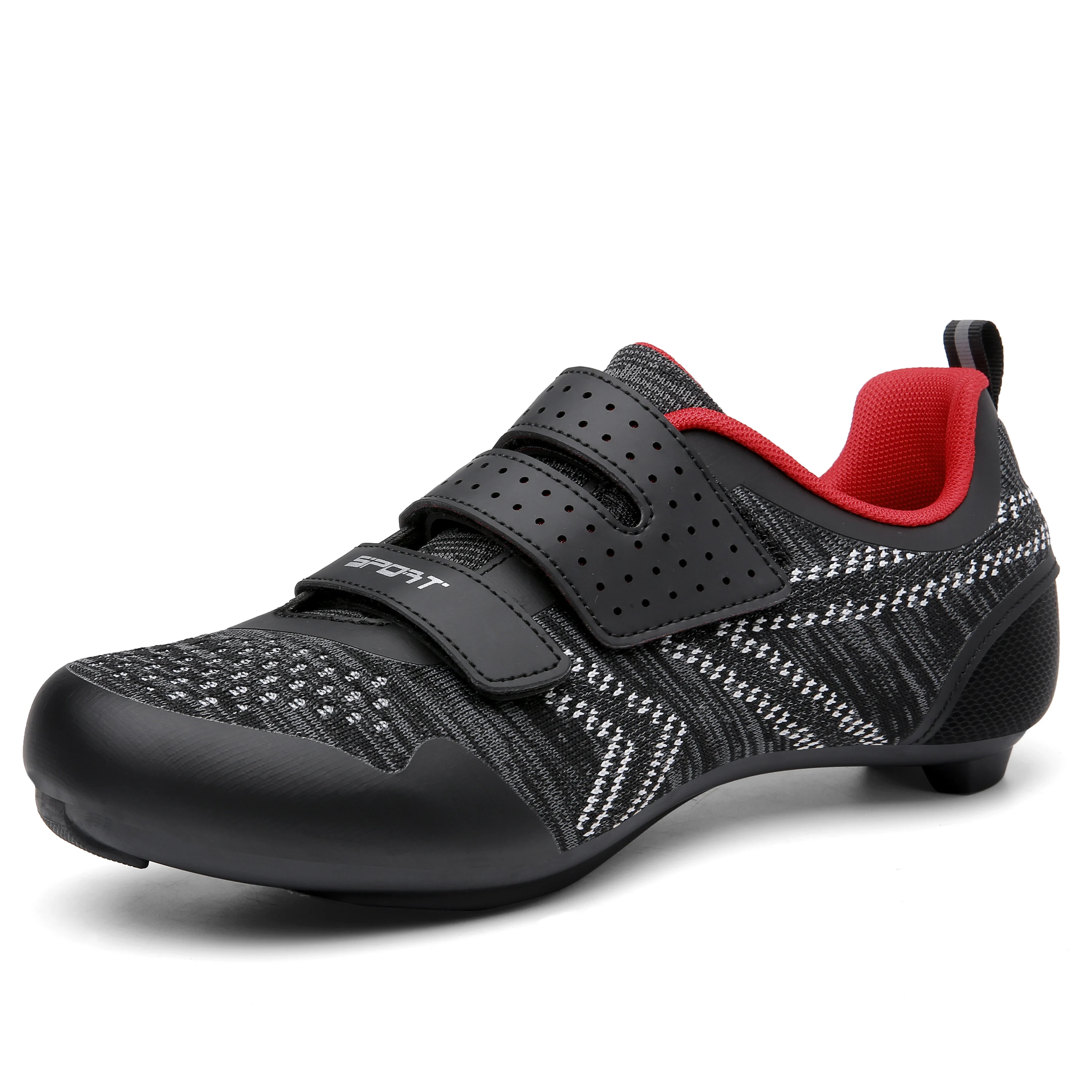 Zapatillas de Ciclismo de punto Unisex, zapatos de bicicleta de carretera de velocidad, zapatillas de carreras de carbono, zapatos de montar en