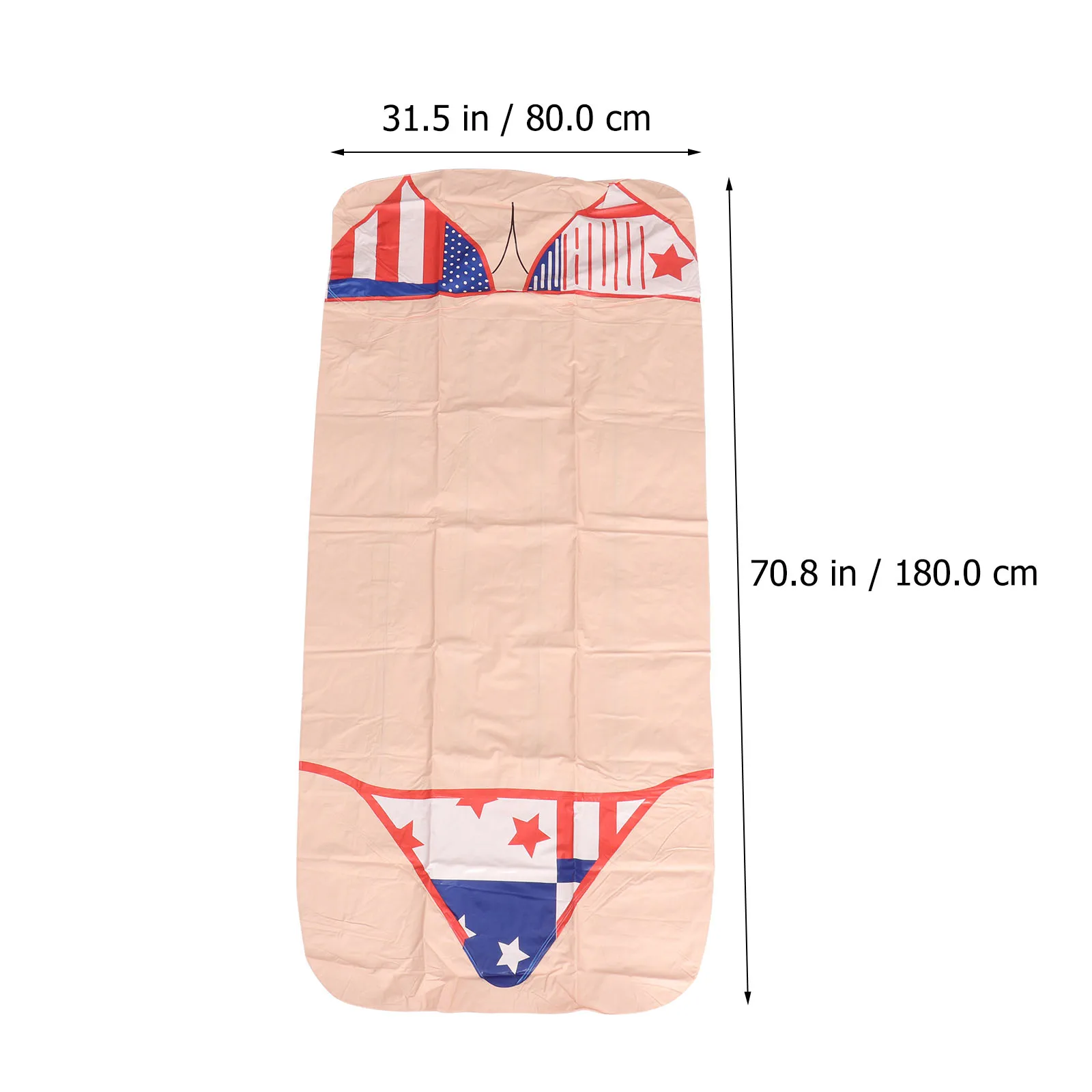

Inflatable Floating Bed Bikini Style Large Size Swimming Pool Toy PVC Material Portable Lightweight Swim Mat Floating Bed Summer