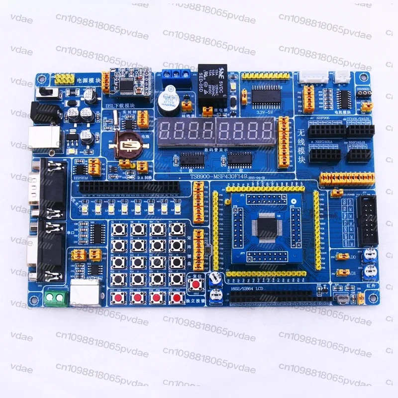MSP430F149 development board /msp43 MCU development / experiment / learning board with USB Download