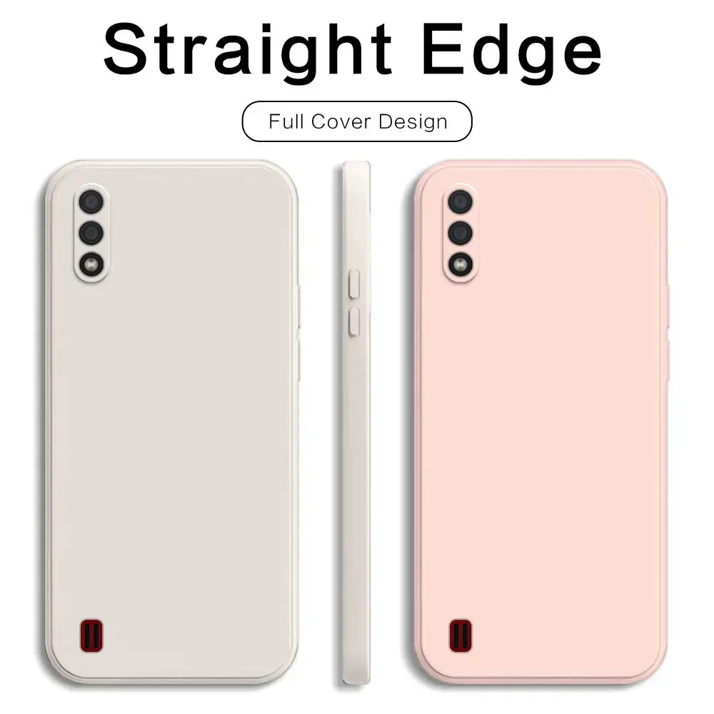 Funda a prueba de golpes para Samsung Galaxy A01 Core, carcasa trasera suave de silicona, M01 Core