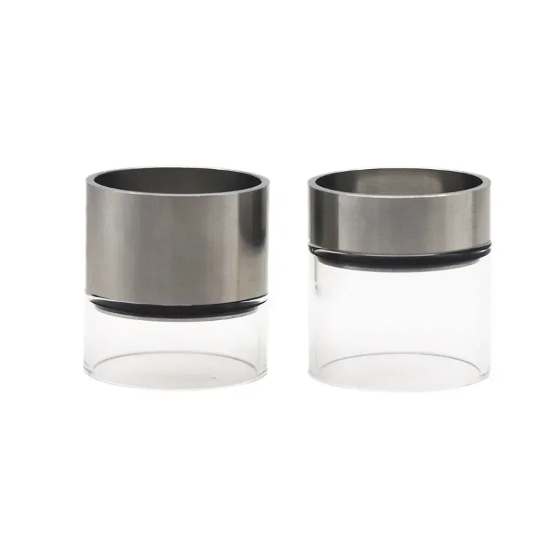 FATUBE Patio 3 Half Steel Bin PEI Acrylic Straight Tube Glass Fittings Single Mea Culpa MTL RTA