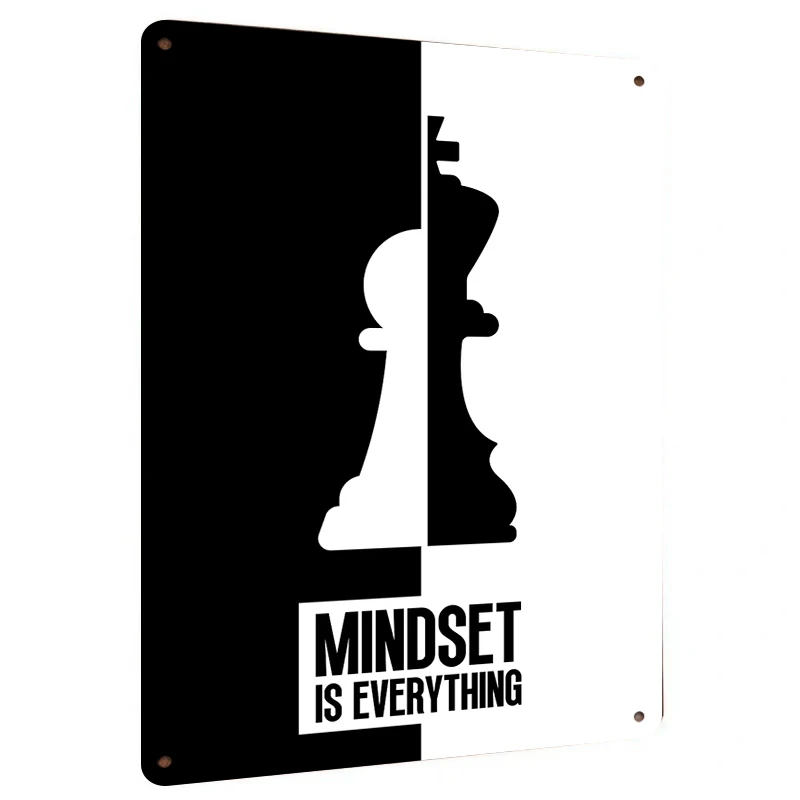 Chess And Violin Creative Silhouette Metal Wall Art Modern Minimalist Home DecorWall Hanging Ornament