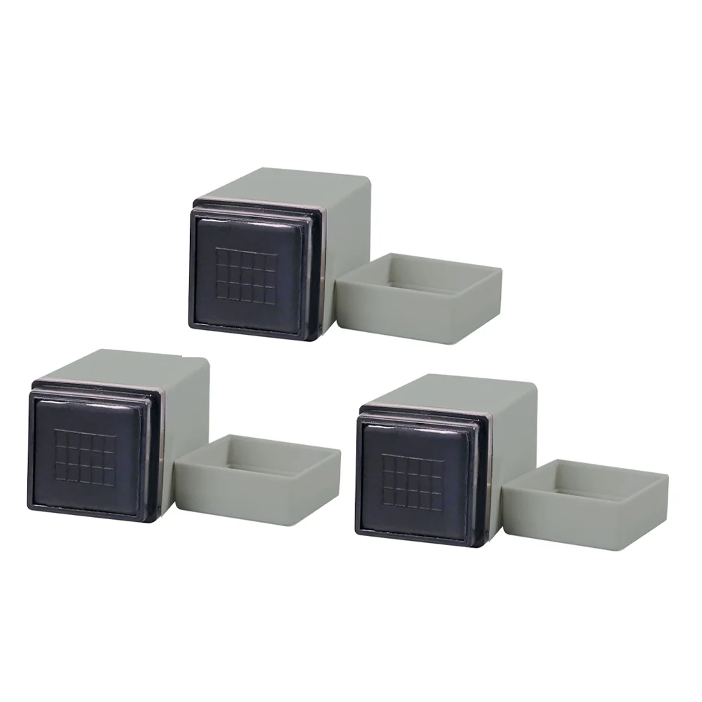 3 Pcs Chord Stamp Mastering Tool Ukulele Practice Mini Guitar Visualization Learning Rubber Electric Kit