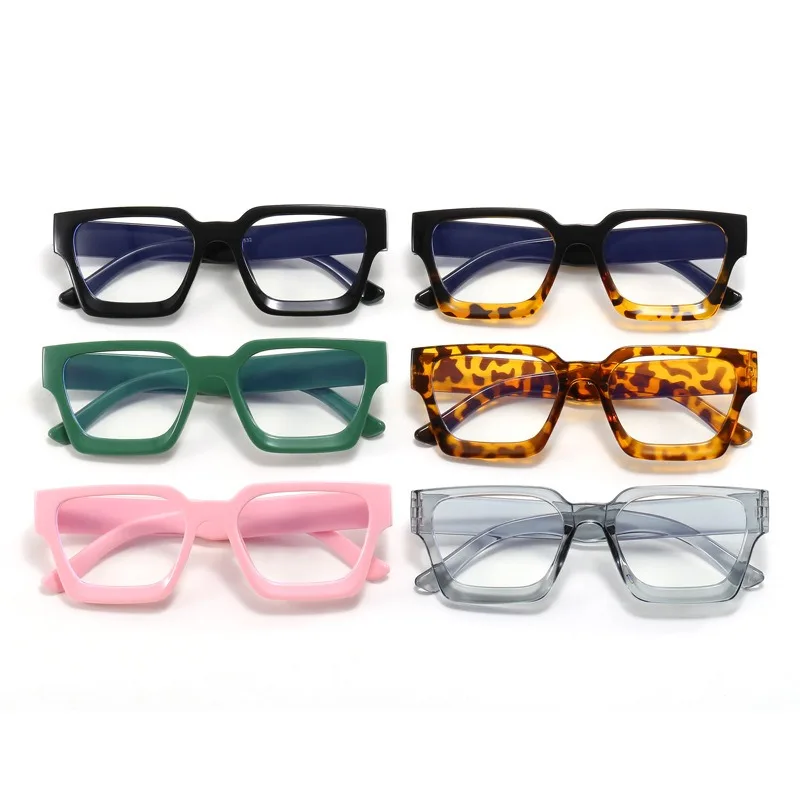 New Transparent Computer Glasses Frame Women Men Anti Blue Light Square Eyewear Blocking Glasses Optical Spectacle Eyeglass view 4