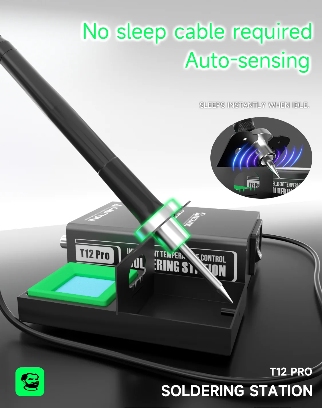 Mechanic T12 Pro Solder Station Anti-static Intelligent Digital Heating Station for Phone Repair Support OT Series Iron Tips