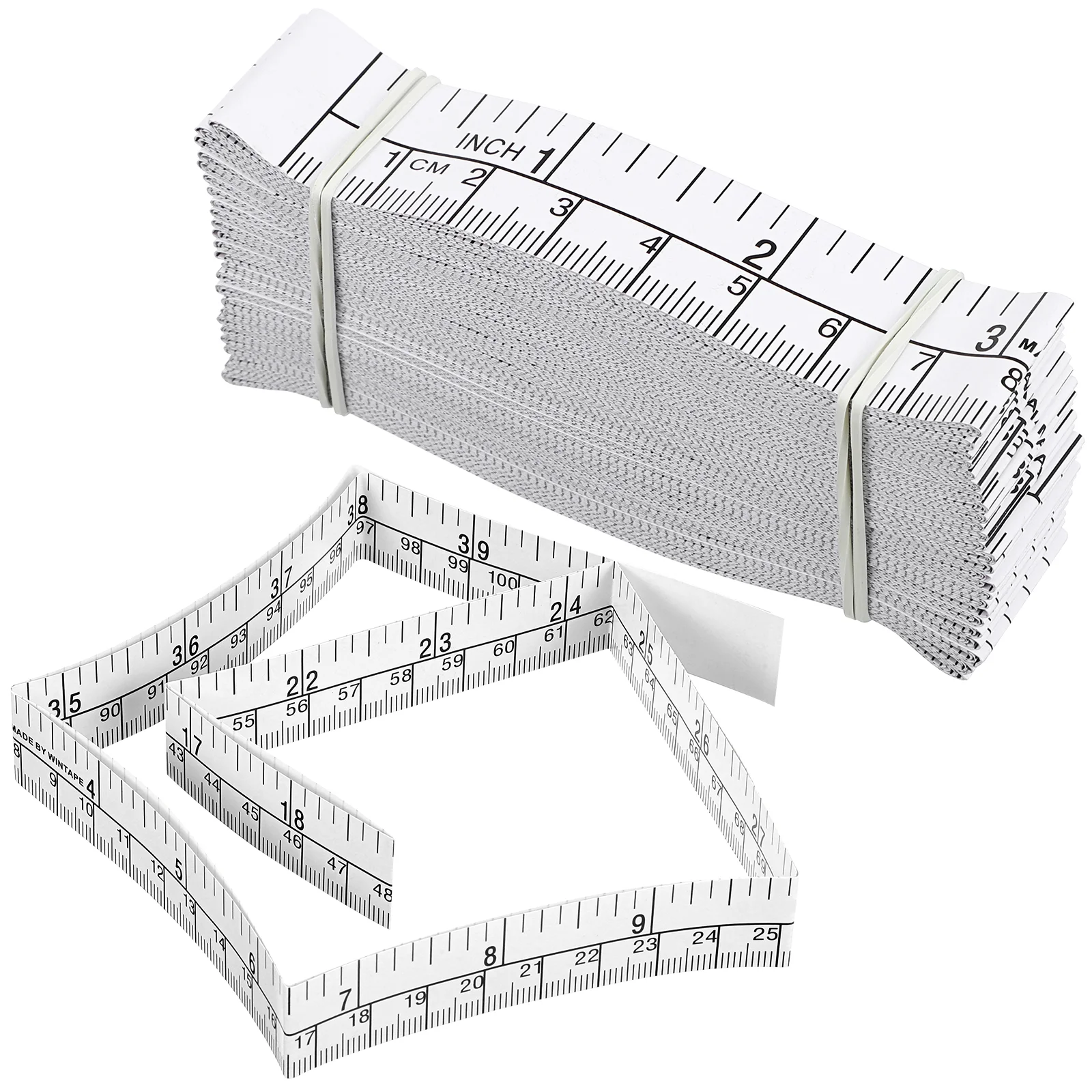 25 Pcs Graduation Paper Ruler Measure Tape Soft Body Wound Measuring Measurement Tools For Nurses Measurements Wounds