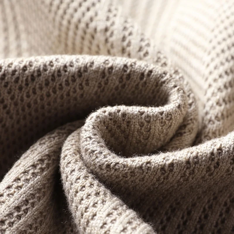 Men's New Knitting High Quality Autumn Winter Knit Cardigan Buttonless Patch Long Sleeves Sweater Exquisite Leisure Fashion Coat