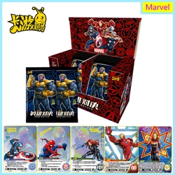 Marvel Super Hero Movie Figure Peripheral Booster Box The Avengers Rare SSR SGR Role Cards TCG Lovers Kids Christmas Gift Toy