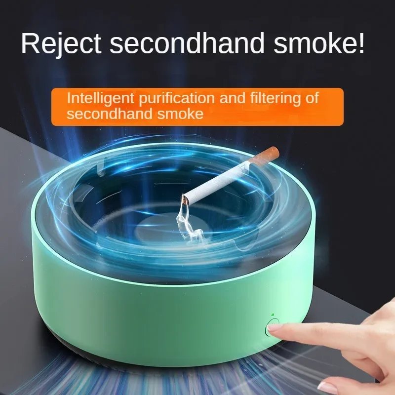 Self Suction Household Negative Ion Oxygen Bar Oxidation Purifier Multifunctional Intelligent Dust Removal Ashtray