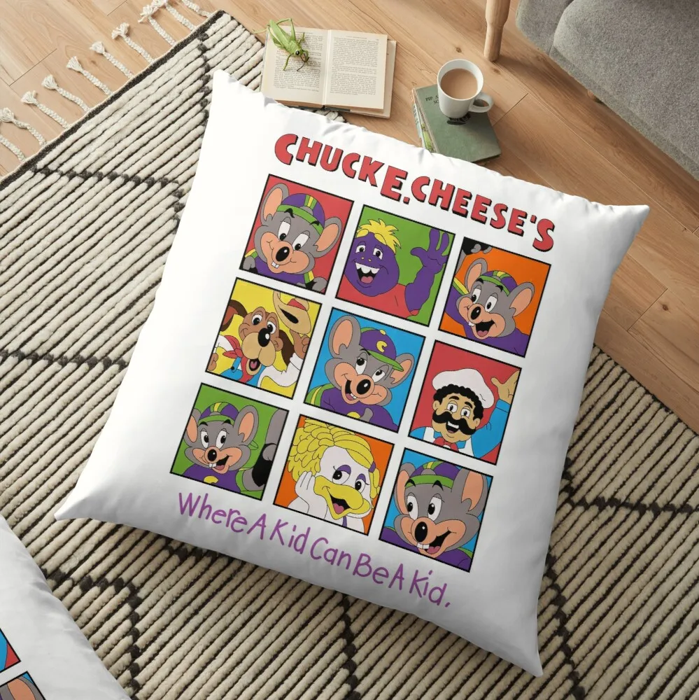 

Chuck E Cheeses Retro Design Floor Pillow Sofa Cushions Cushions Home Decor