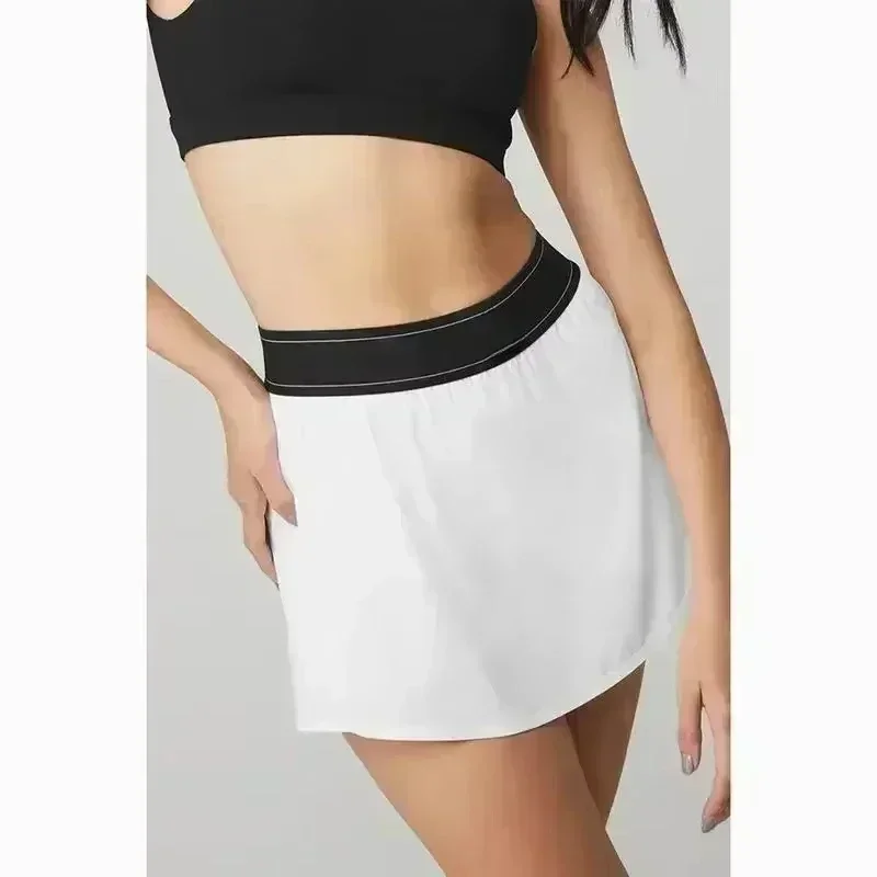 Sports Skirt Women Outdoor Sports Tennis Skirt Women Speedo Moisture Wicking Breathable Fitness Tennis Skirt