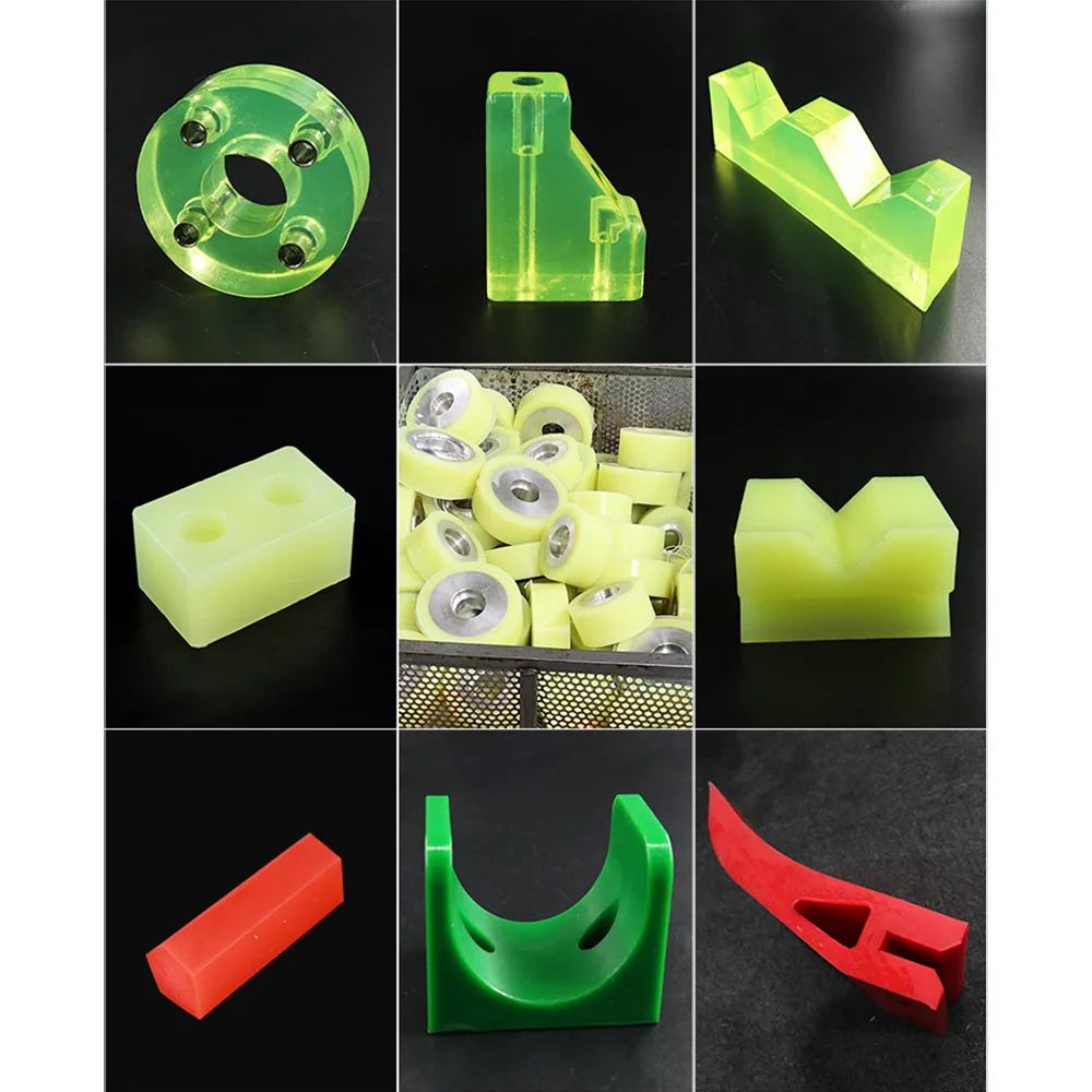 Multiple Colors Hollow PU Polyurethane Rod OD 20/25/30/35-55mm Long 500mm Beef Tendon Plate Elastic Stretch Sticks Plastic Rod