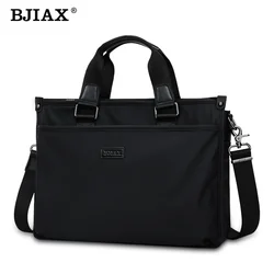 BJIAX Business Tote Bag, saco de negócios crossbody masculino, saco de arquivo advogado, bolsa de ombro do computador