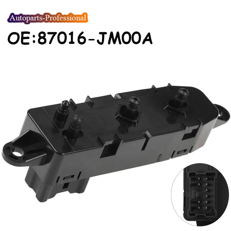 Interruptor de control de ajuste del asiento eléctrico del lado izquierdo del conductor 87016JM00A 87016-JM00A para Nissan Altima Rogue 2013 2014 2015 2016