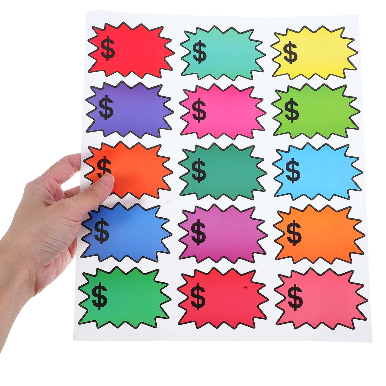 

180pcs Price Tag Sticker Signs Retail Store PP Self Adhesive Marking Labels Colorful Handwritten Tags Merchandise Display Sign