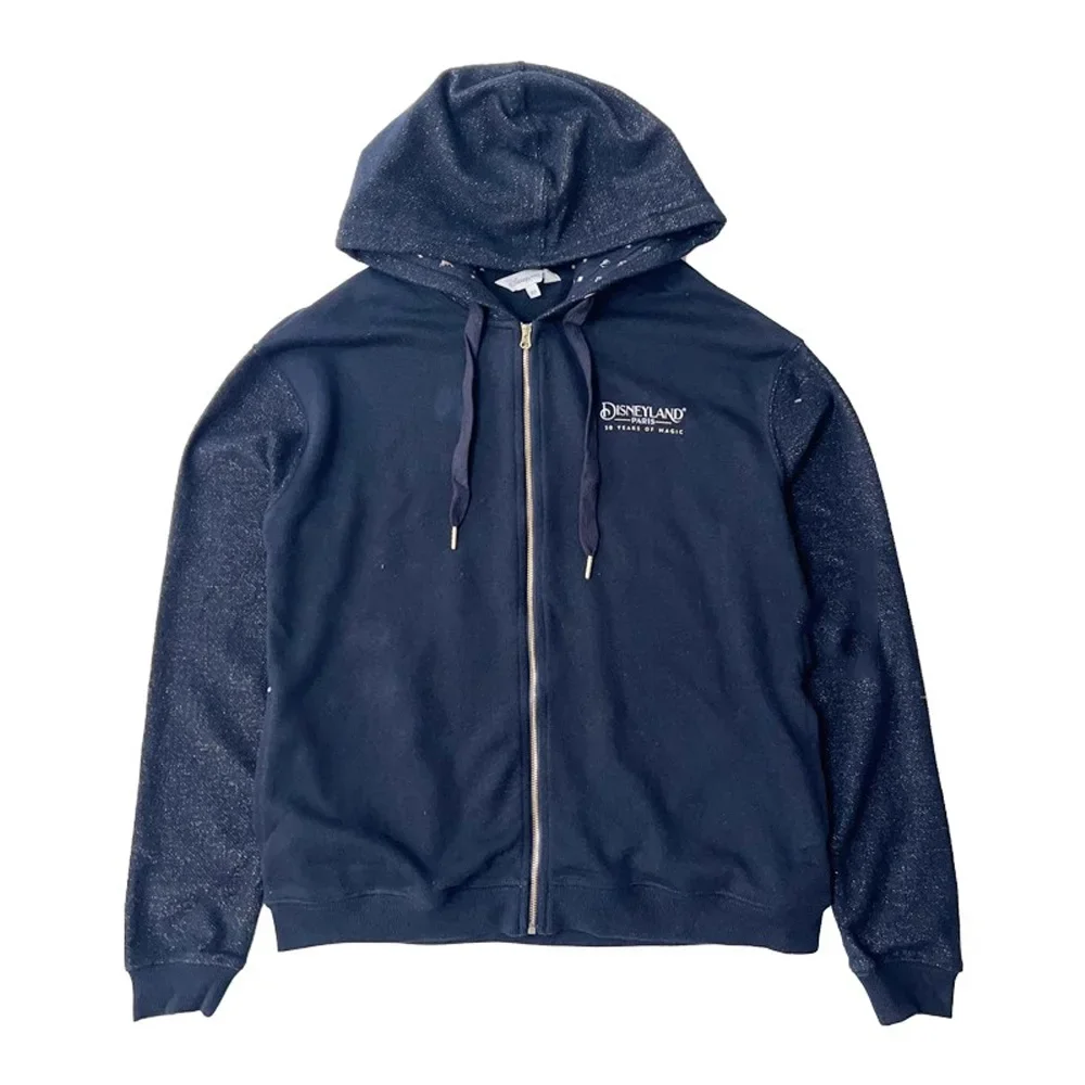 ديزني البلوز القلعة الساطعة ميكي ديزني لاند باريس رسالة تينكر بيل للجنسين زوجين المرأة البريدي جيب مقنعين البلوز جديد