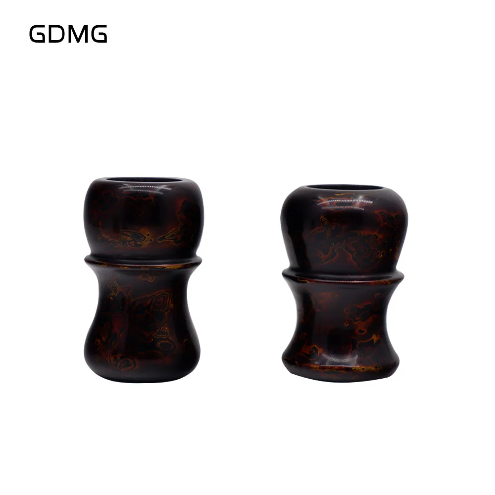 

GDMG brush- Lacquer Bronze Shaving Brush Handle Men's Beard Care Tools Essential for Men's Shaving Ideal Gift for Friend