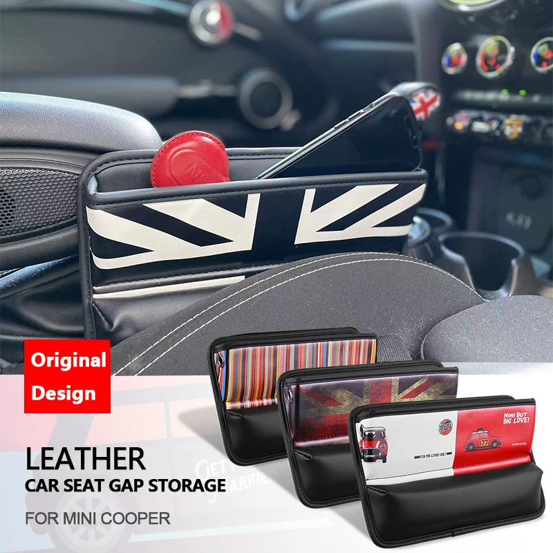 1PC Car Seat Gap Anti-Leak Storage Bags Pocket For COOPE R One J C W Country man Club man F 55 F 56 F 60 R 56 R 60