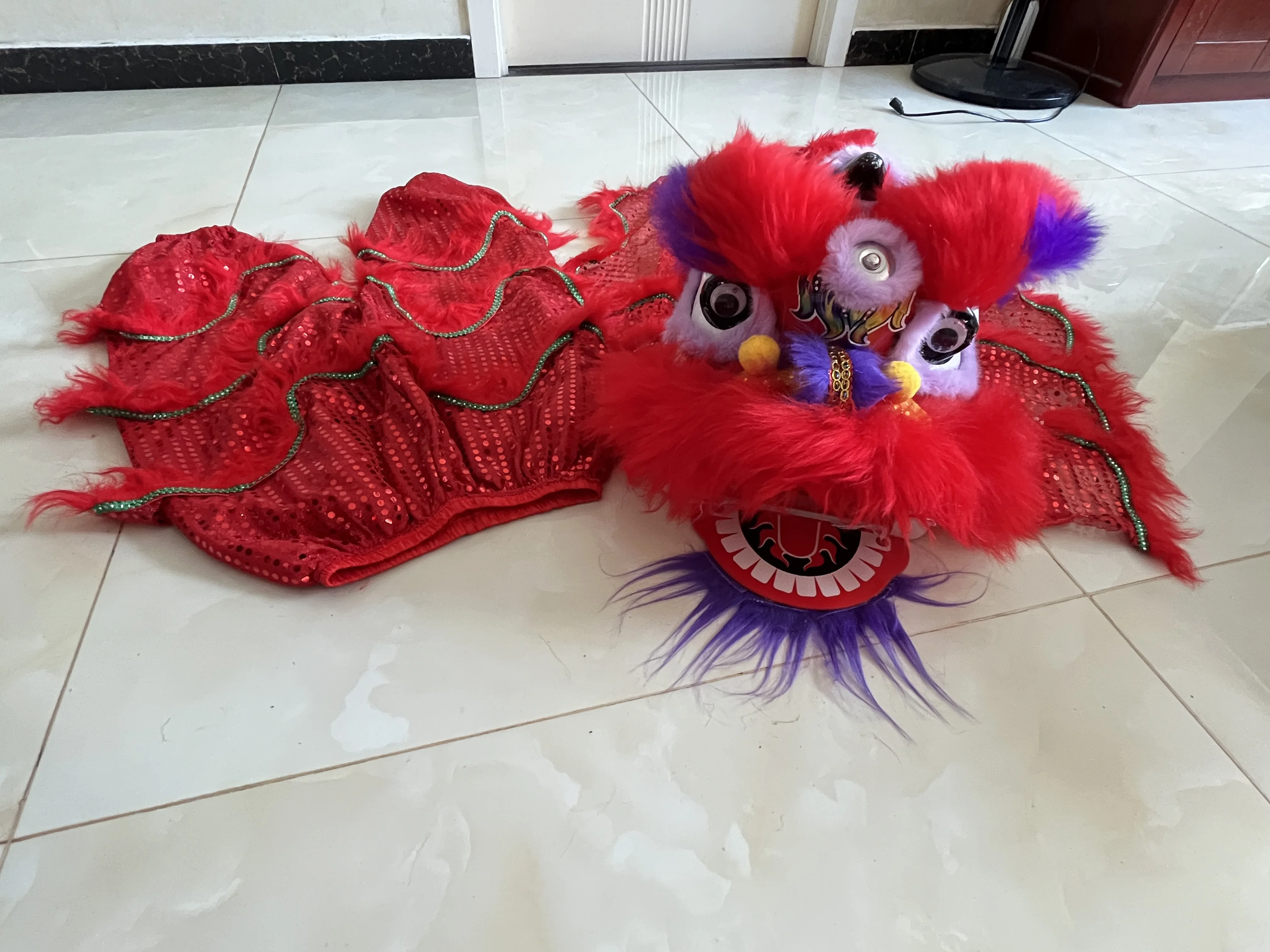 

Chinese Traditional Culture Lion Dance 3-5 Age Kid12 inch Boy Girl Party Sport Park Game Outdoor Even Mascot